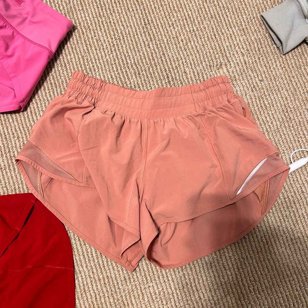 lululemon athletica Coral Athletic Shorts